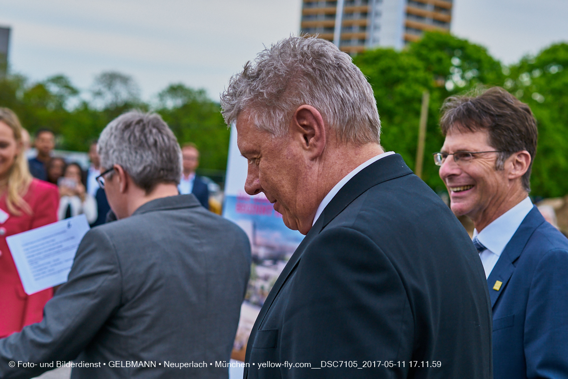11. Mai 2017 - Grundsteinlegung für die LOGE und dem Kulturquadrat in Neuperlach
